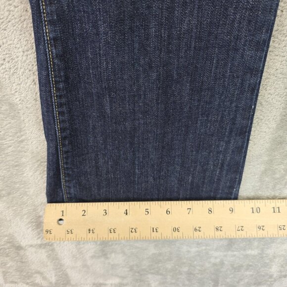 David Kahn Jeans Womens 29 Blue Bootcut Stretch Denim Made in USA Style 3782 - Picture 7 of 13